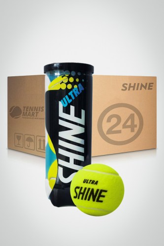 Коробка мячей для большого тенниса Shine Ultra (24 банки)