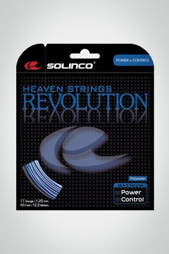 Струны для теннисной ракетки Solinco Revolution 120 / 17 - 12 метров (синие)