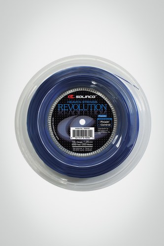 Струны для теннисной ракетки Solinco Revolution 125 / 16l - 200 метров (синие)