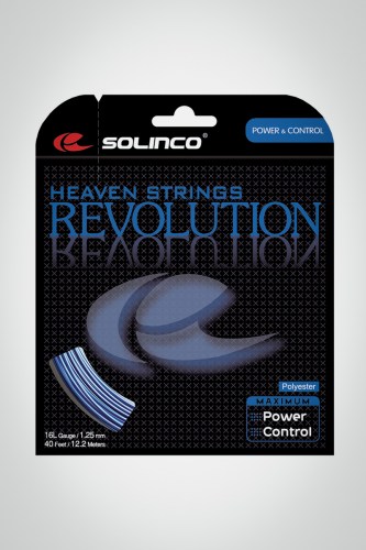 Струны для теннисной ракетки Solinco Revolution 125 / 16l - 12 метров (синие)