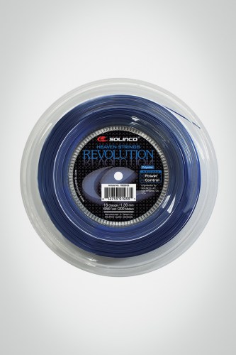 Струны для теннисной ракетки Solinco Revolution 130 / 16 - 200 метров (синие)