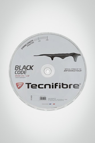 Струны для теннисной ракетки Tecnifibre Black Code 132 / 15l - 200 метров (черные)