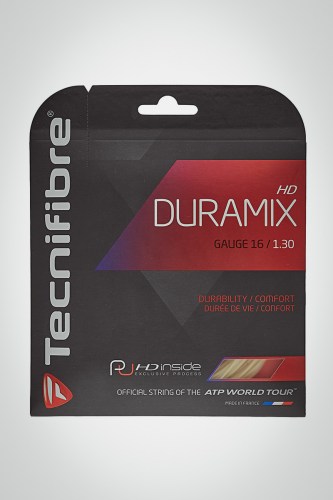 Струны для теннисной ракетки Tecnifibre Duramix HD 130 / 16 - 12 метров (естественные)