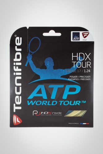 Струны для теннисной ракетки Tecnifibre HDX Tour 124 / 17 - 12 метров (естественные)