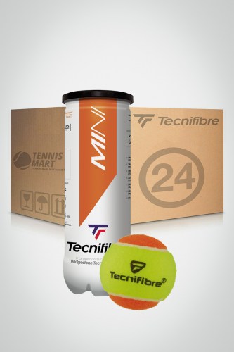 Коробка детских мячей для большого тенниса Tecnifibre Mini (24 банки)