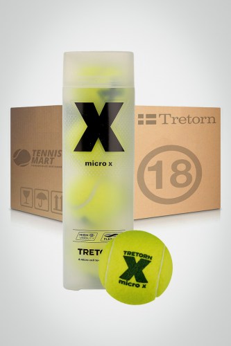 Коробка мячей для большого тенниса Tretorn Micro X (24 банки)