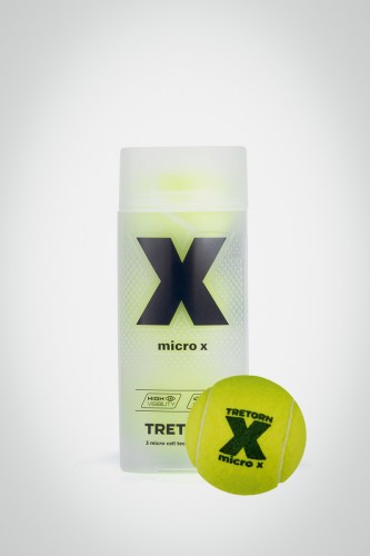 Мячи для большого тенниса Tretorn Micro X (3 мяча)