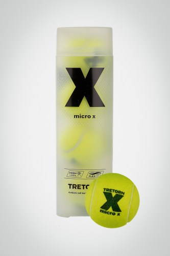Мячи для большого тенниса Tretorn Micro X (4 мяча)
