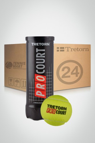 Коробка мячей для большого тенниса Tretorn Pro Court (24 банки)