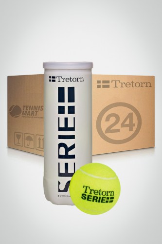 Коробка мячей для большого тенниса Tretorn Serie Plus (24 банки)