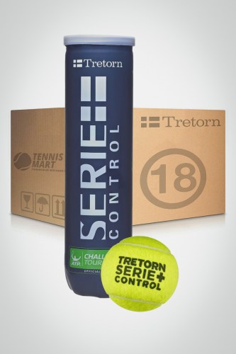 Коробка мячей для большого тенниса Tretorn Serie Plus Control (18 банок)