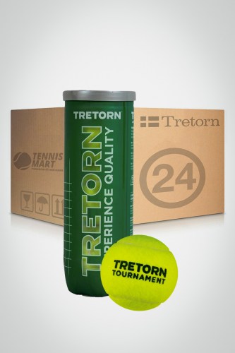 Коробка мячей для большого тенниса Tretorn Tournament (24 банки)