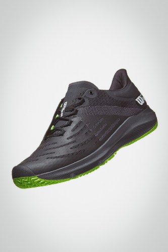Мужские теннисные кроссовки Wilson Kaos 3.0 (черные / зеленые)
