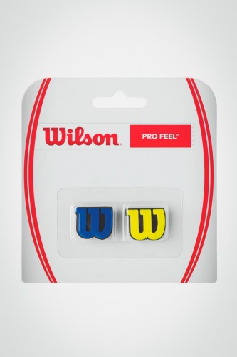 Купить виброгаситель Wilson Pro Feel X2 (синий / желтый)