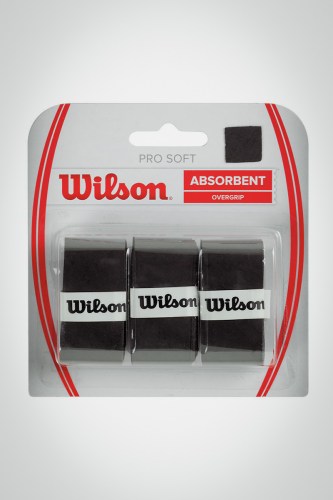 Купить овергрип Wilson Pro Soft x3 (черный)