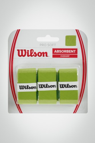 Купить овергрип Wilson Pro Soft x3 (зеленый)