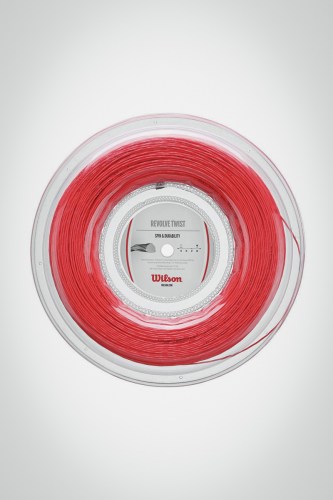 Струны для теннисной ракетки Wilson Revolve Twist 125 / 17 - 200 метров (красные)