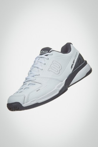 Мужские теннисные кроссовки Wilson Rush Comp LTR (белые / черные)