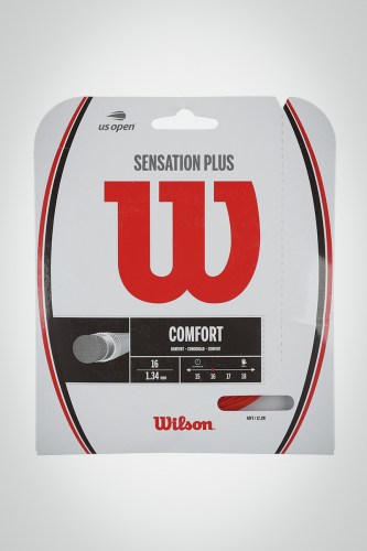 Струны для теннисной ракетки Wilson Sensation Plus 134 / 16 - 12 метров (черные)