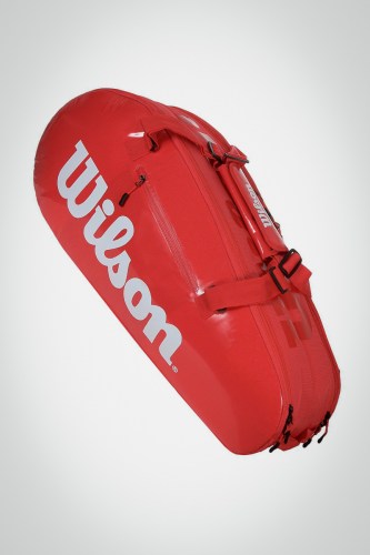 Теннисная сумка Wilson Super Tour 2 Comp Small x6 (красная)