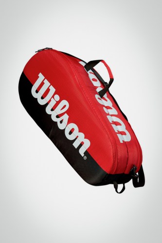 Теннисная сумка Wilson Team 2 Comp x6 (красная / черная)