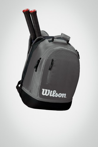 Купить теннисный рюкзак Wilson Team (серый / черный)