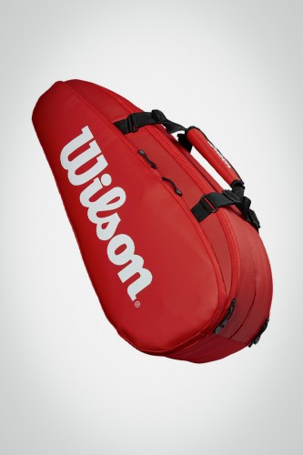 Теннисная сумка Wilson Tour 2 Comp x6 (красная)