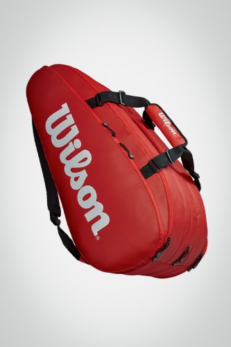 Теннисная сумка Wilson Tour 3 Comp x15 (красная)