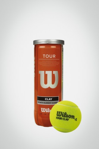 Мячи для большого тенниса Wilson Tour Clay (3 мяча)