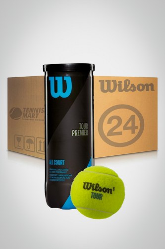 Коробка мячей для большого тенниса Wilson Tour Premier (24 банки)