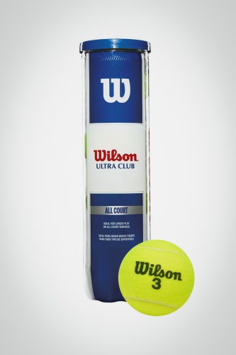 Мячи для большого тенниса Wilson Ultra Club All Court (4 мяча)