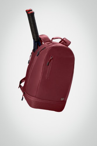 Женский теннисный рюкзак Wilson Minimalist Backpack (бордовый)