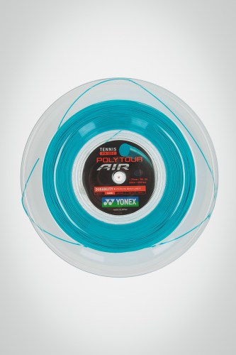 Струны для теннисной ракетки Yonex Poly Tour Air 125 / 16l - 200 метров (голубые)