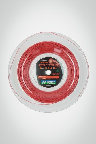Струны для теннисной ракетки Yonex Poly Tour Fire 125 / 16l - 200 метров (красные)