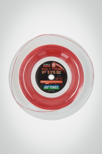 Струны для теннисной ракетки Yonex Poly Tour Fire 130 / 16 - 200 метров (красные)