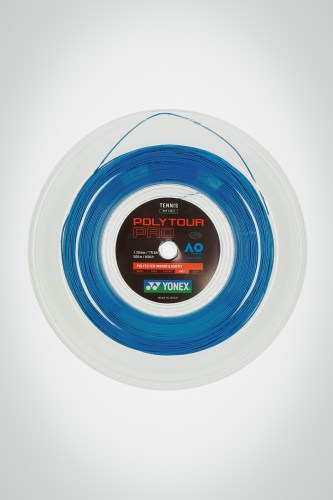 Струны для теннисной ракетки Yonex Poly Tour Pro 120 / 17 - 200 метров (синие)