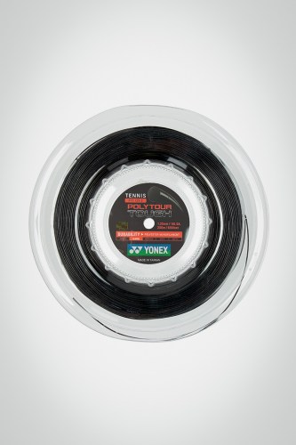 Струны для теннисной ракетки Yonex Poly Tour Tough 125 / 16l - 200 метров (черные)