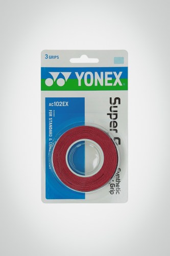 Купить овергрип Yonex Super Grap x3 (красный) 
