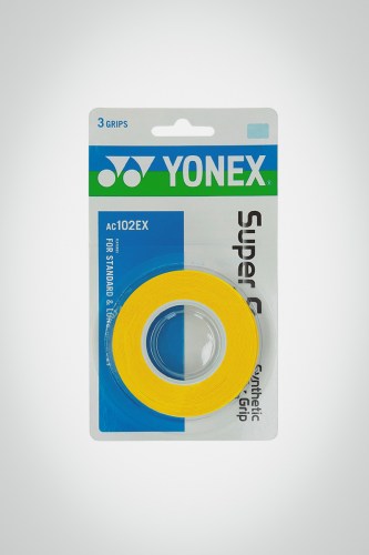 Купить овергрип Yonex Super Grap x3 (желтый)