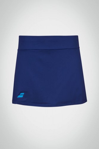 Детская юбка для тенниса для девочки Babolat Play (темно-синяя)
