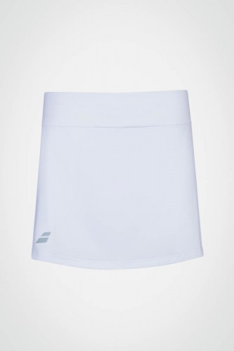 Детская юбка для тенниса для девочки Babolat Play (белая)